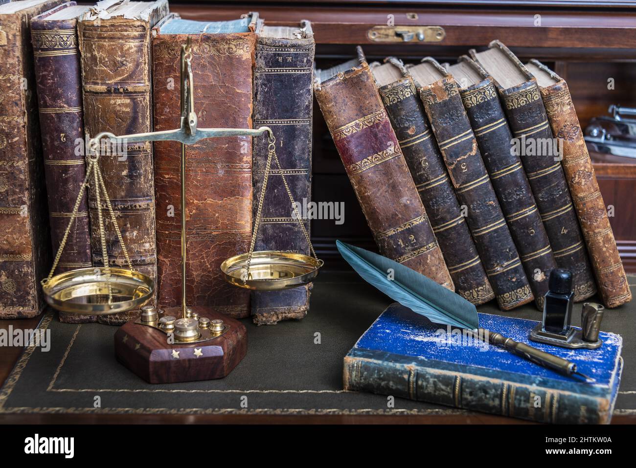 Scales of justice book hi-res stock photography and images - Alamy