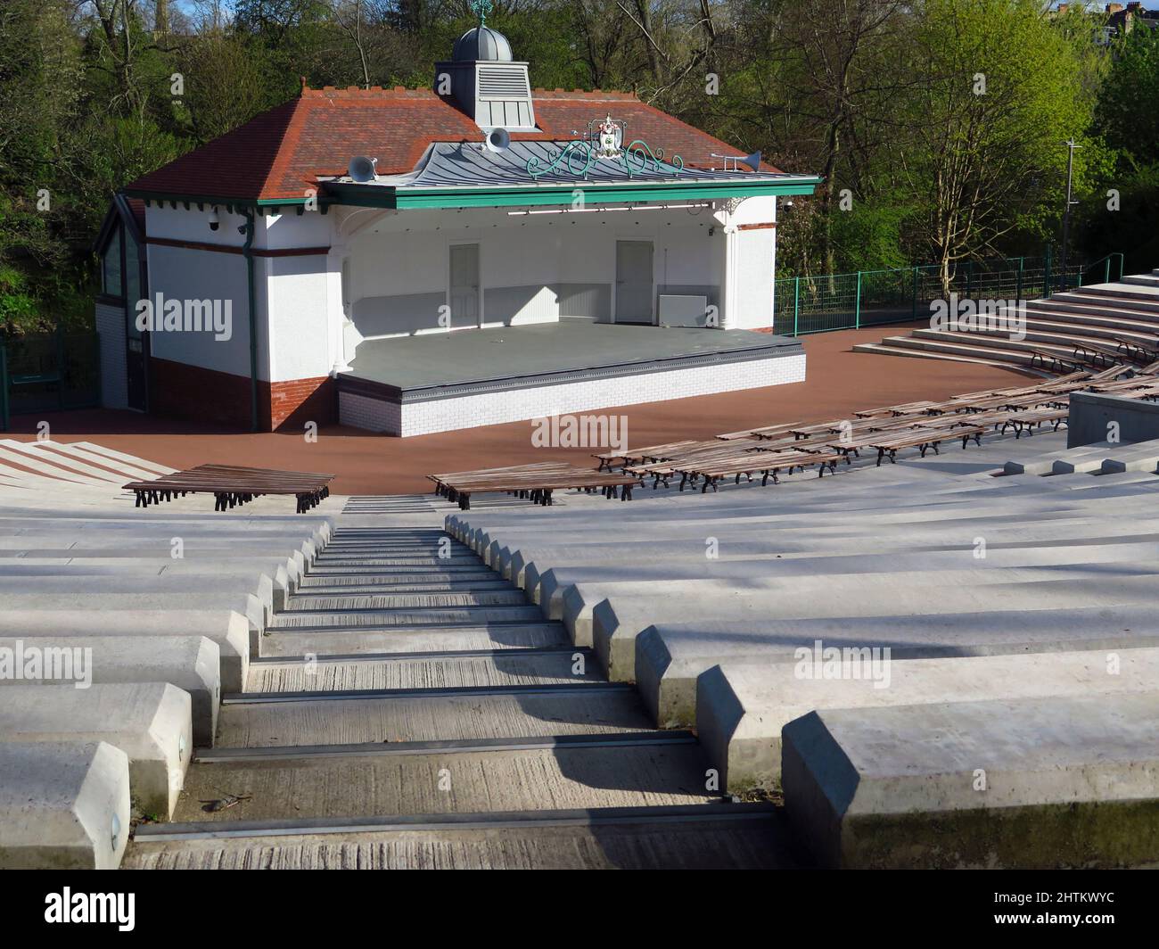 Kelvingrove Bandstand Glasgow Stock Photo Alamy