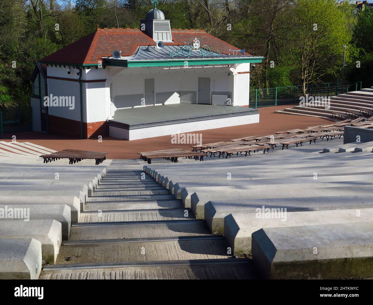 Kelvingrove Bandstand Glasgow Stock Photo