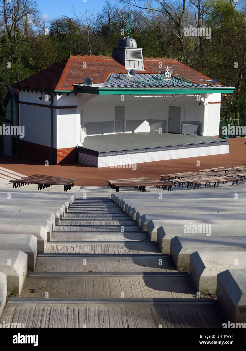 Kelvingrove Bandstand Glasgow Stock Photo