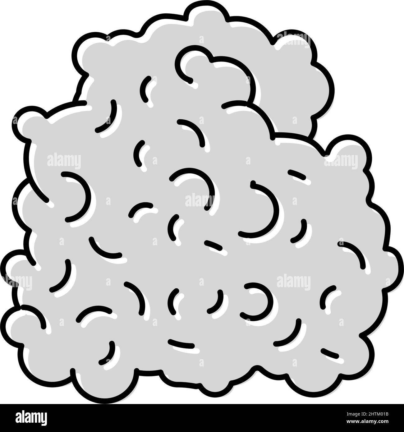 paper pulp color icon vector illustration Stock Vector