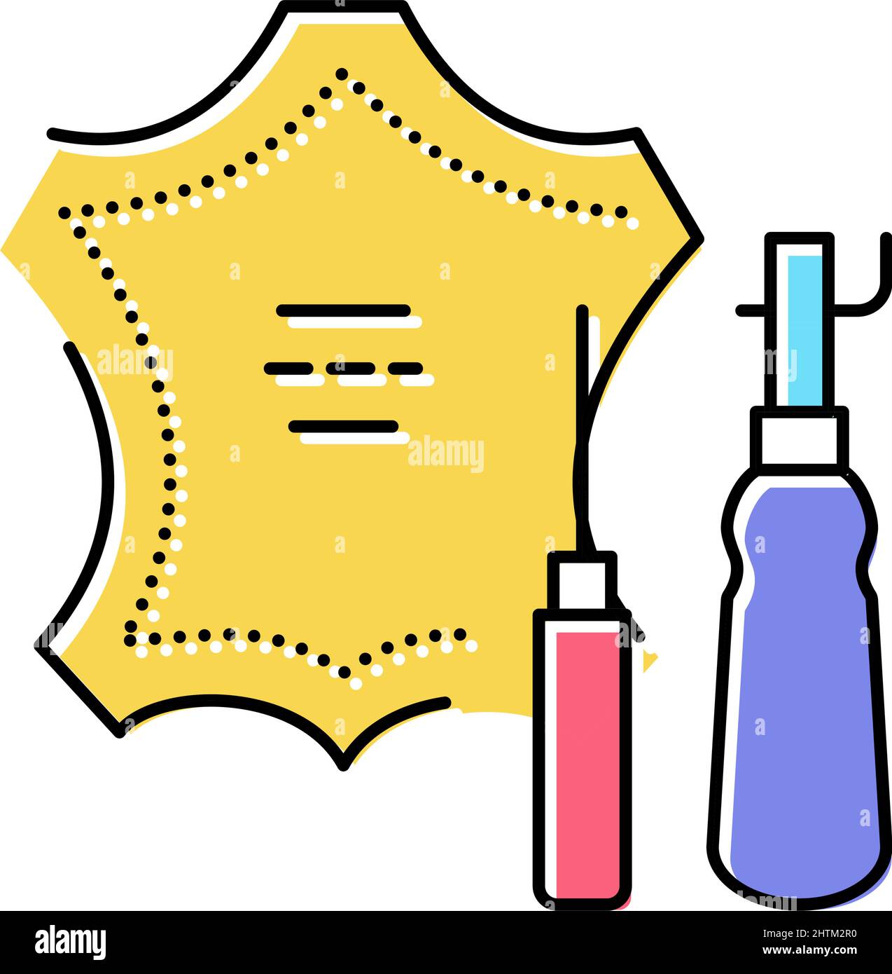 Leatherworking Stock Vector Images - Alamy