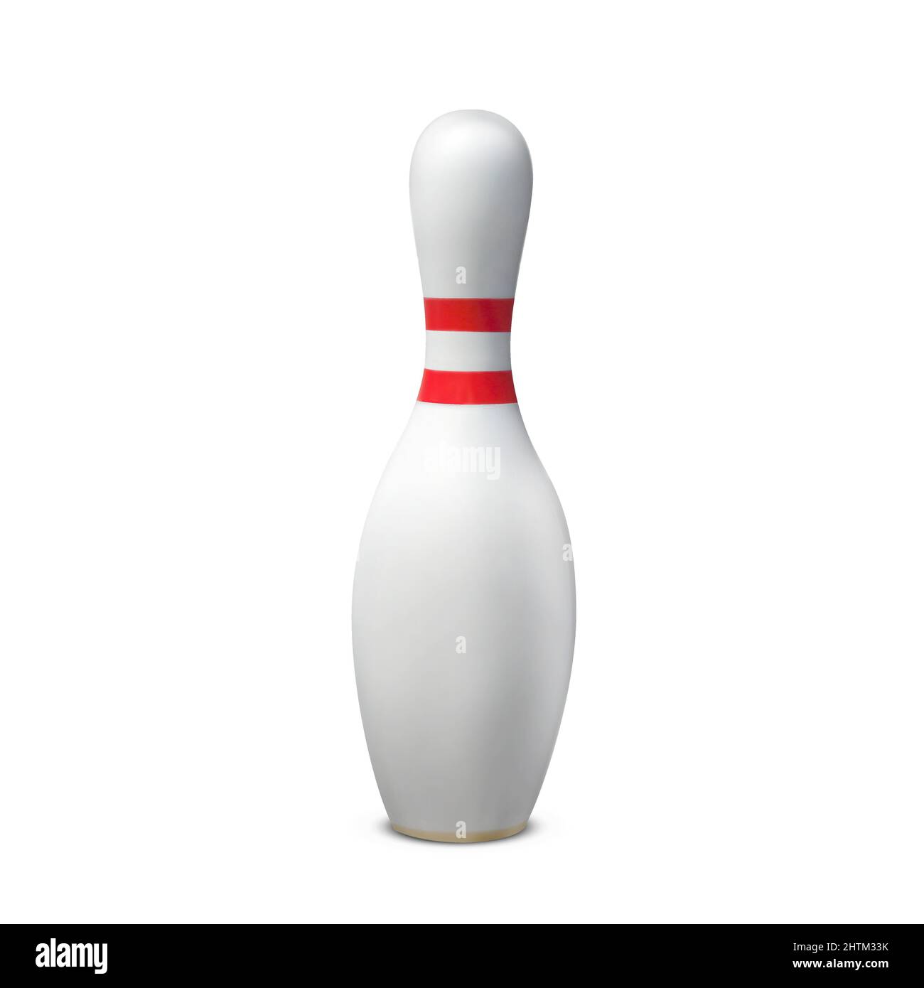Bowling pin vector illustration on white background. Stock Vector