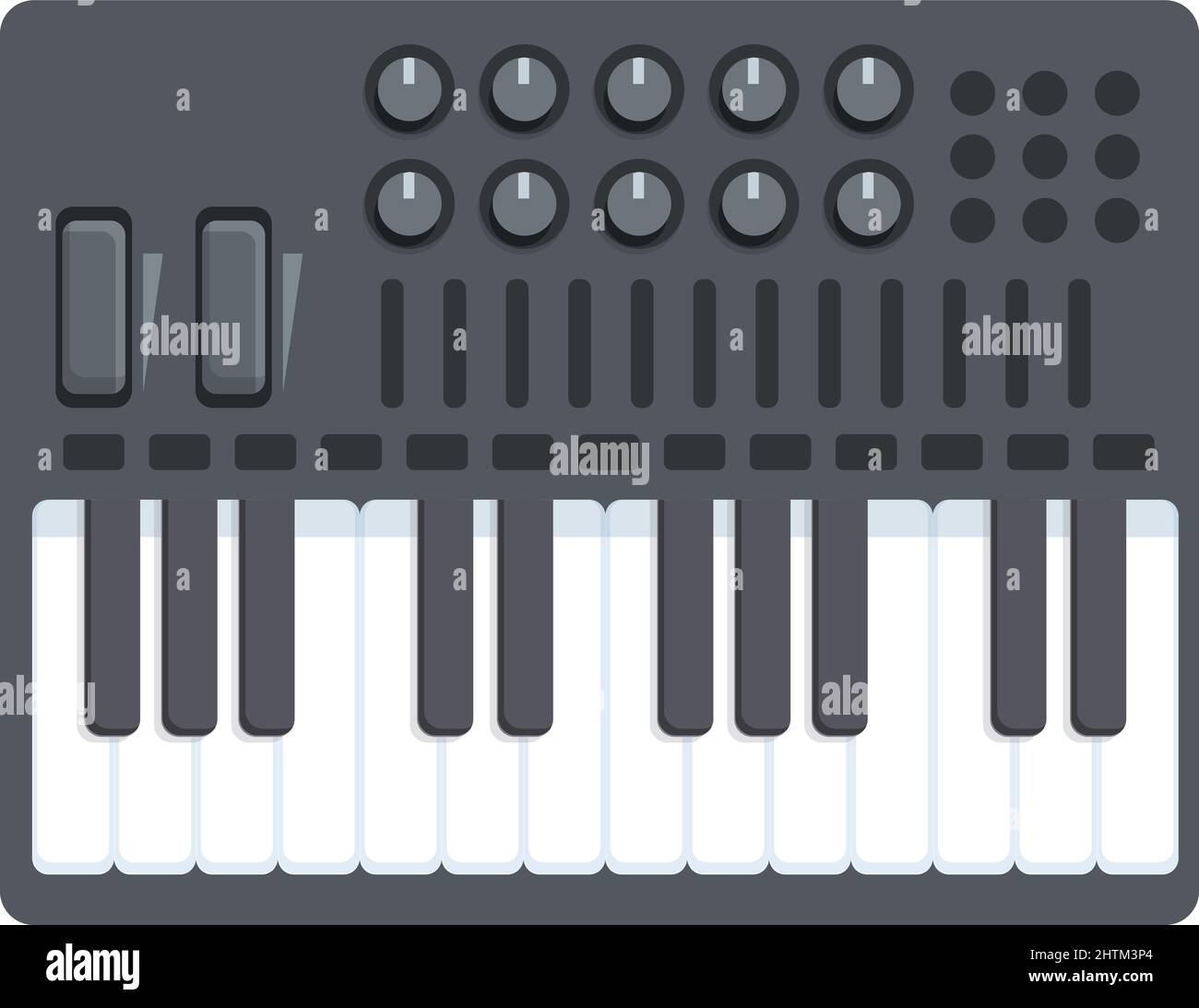 Keyboard synthesizer icon cartoon vector. Acid dj. Music piano Stock Vector  Image & Art - Alamy
