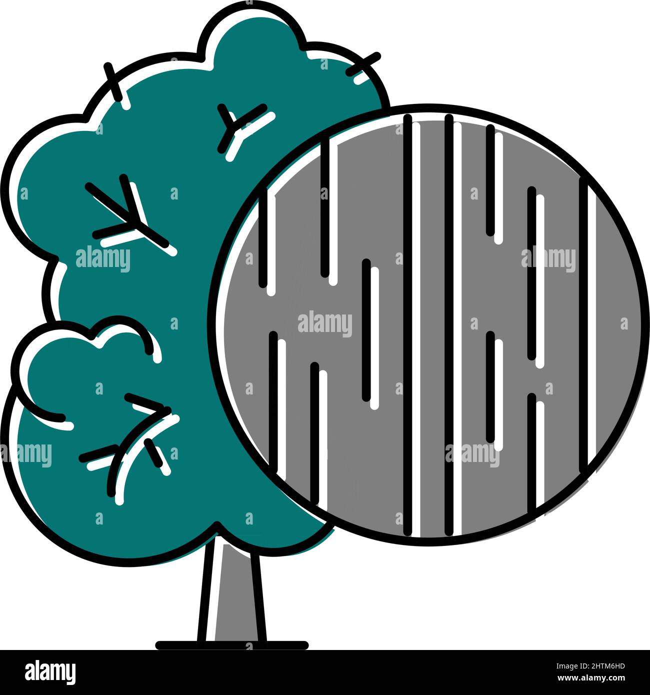 ebony wood color icon vector illustration Stock Vector Image & Art - Alamy
