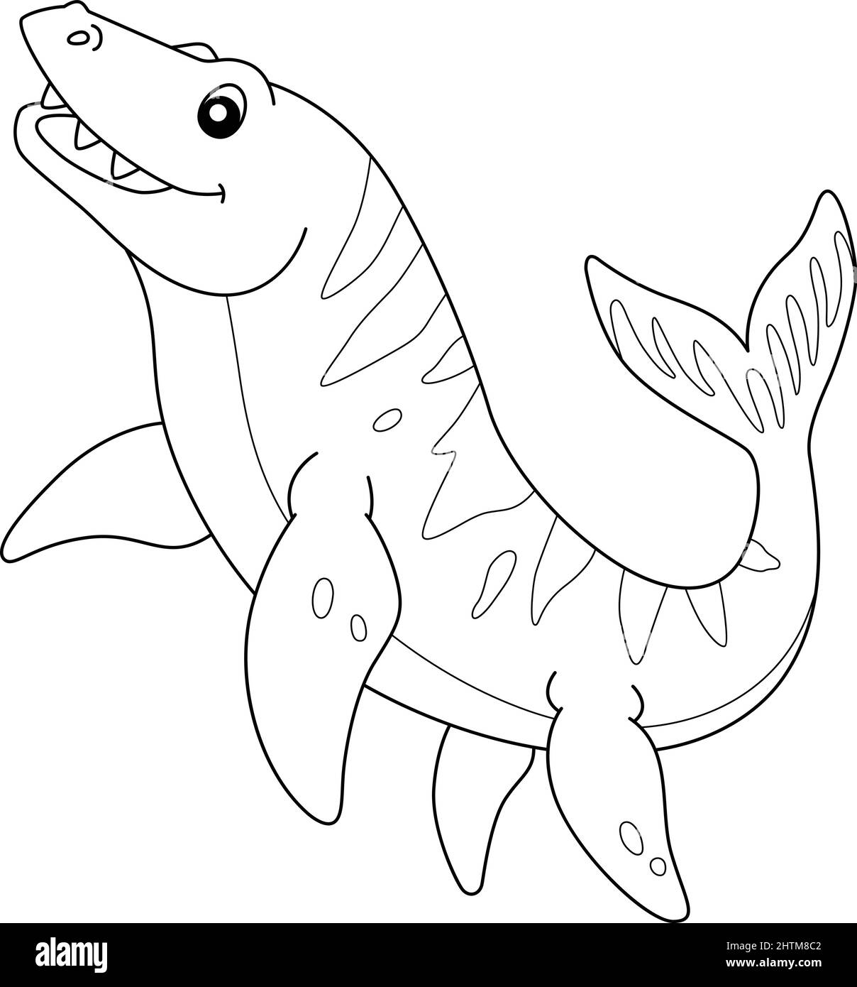 Coloriage Jurassic World Mosasaurus Mosasaurus Black and White Stock Photos & Images - Alamy