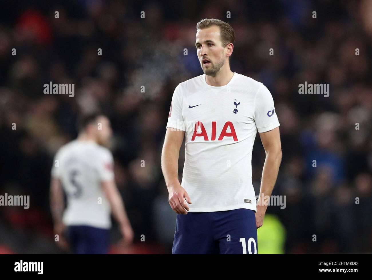 Soccer Football - FA Cup Fifth Round - Middlesbrough v Tottenham Hotspur - Riverside Stadium, Middlesbrough, Britain - March 1, 2022 Tottenham Hotspur's Harry Kane during the match REUTERS/Scott Heppell Stock Photo