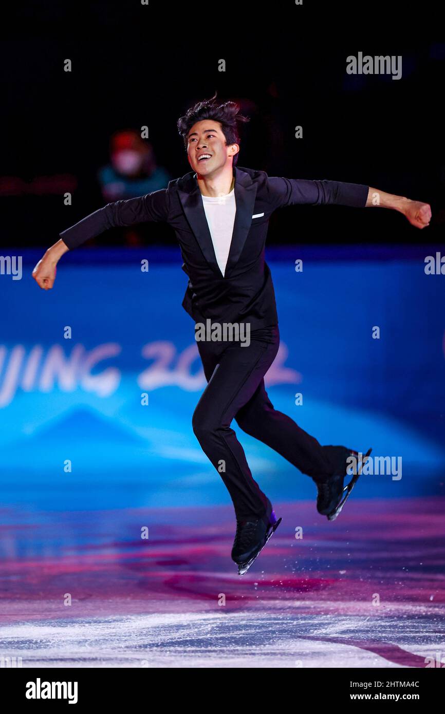 Nathan Chen (USA), FEBRUARY 20, 2022 - Figure Skating :  Gala Exhibition  during the Beijing 2022 Olympic Winter Games at Capital Indoor Stadium in Be Stock Photo