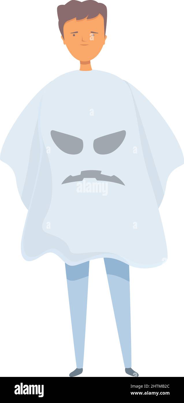 Ghost costume icon cartoon vector. Kid character. Party children Stock Vector