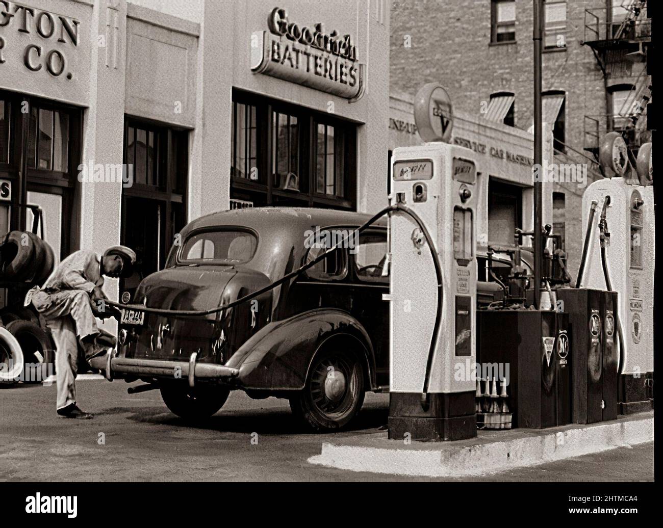 Gas Rationing in America Stock Photo Alamy