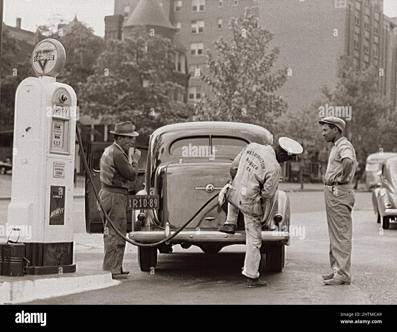 Gas Rationing in America Stock Photo Alamy