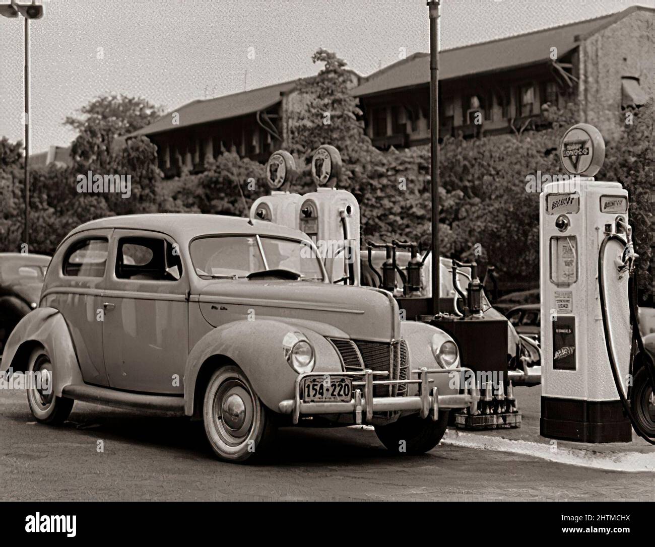 Gas Rationing in America Stock Photo Alamy