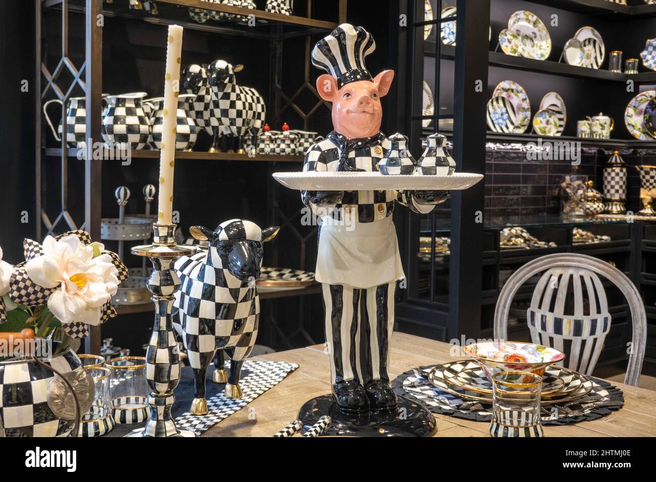 MacKenzieChilds SoHo Store Interior, NYC, USA Stock Photo Alamy