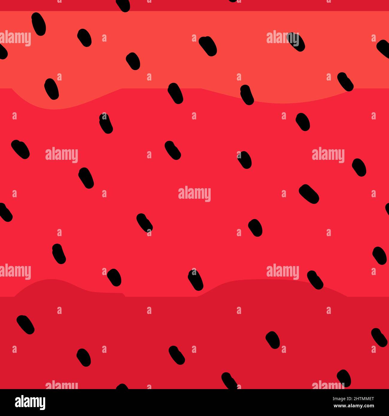 Watermelon texture seamless pattern. Abstract red summer background