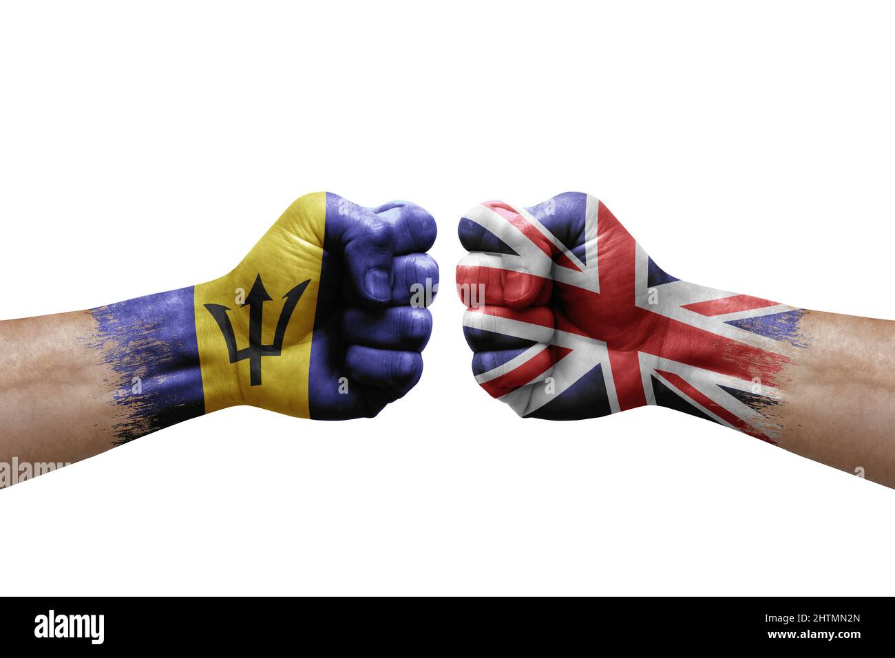 United kingdom barbados flag hi-res stock photography and images - Alamy