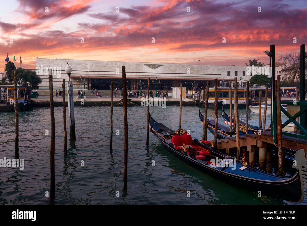 Venezia Santa Lucia is the central station of Venice, northeast of