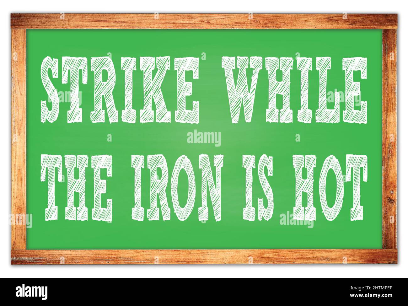 Strike while the iron is hot Cut Out Stock Images & Pictures Alamy