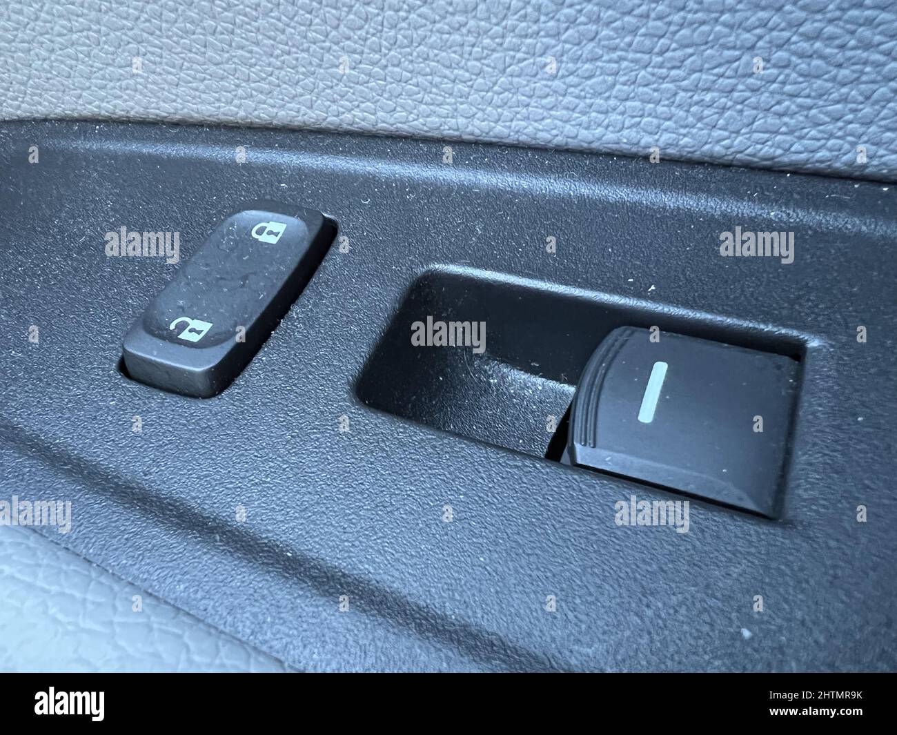 Buttons for power windows and doors in a vehicle in Lafayette