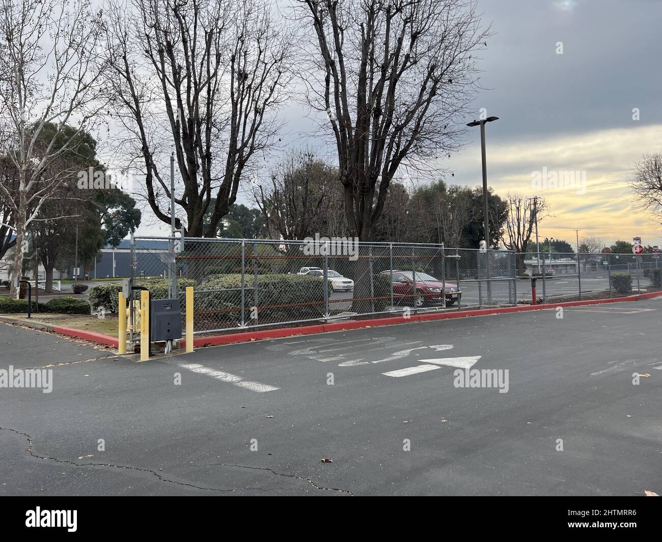 Entrance at a household hazardous waste dropoff center in Contra Costa