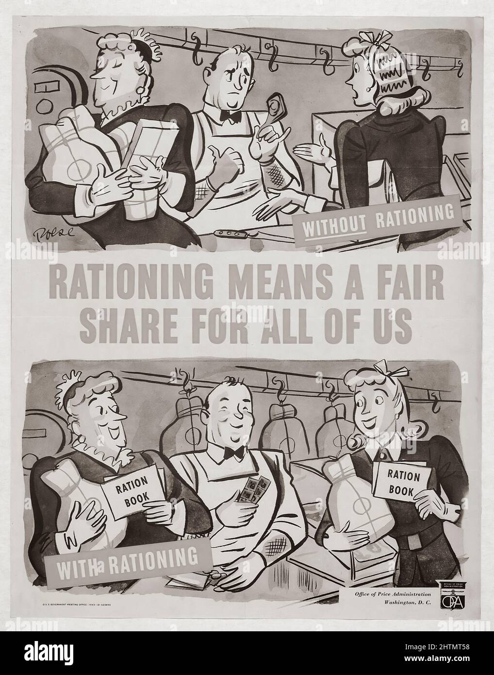 Gas Rationing in America Stock Photo Alamy