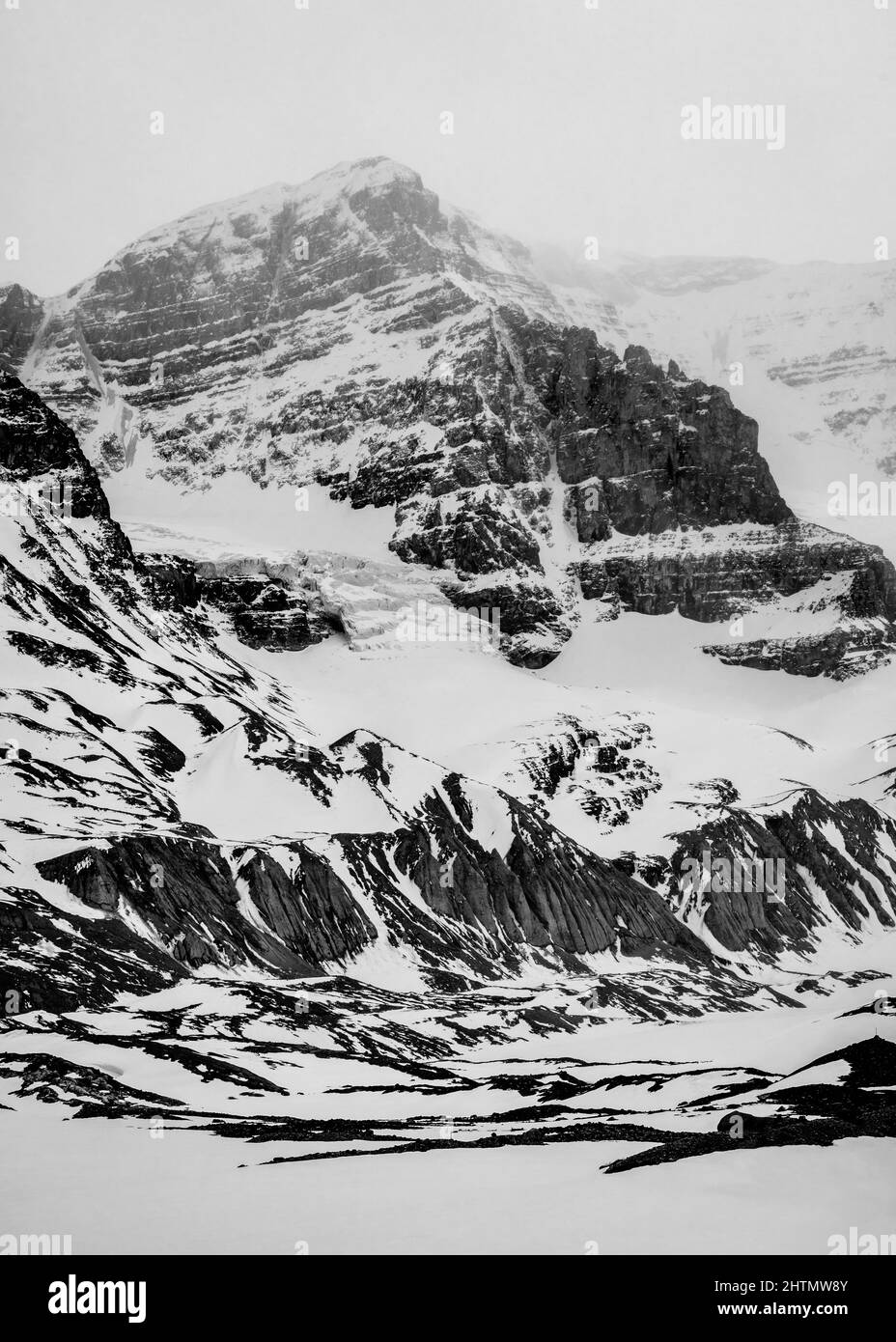 Black and White Mountains Stock Photo - Alamy