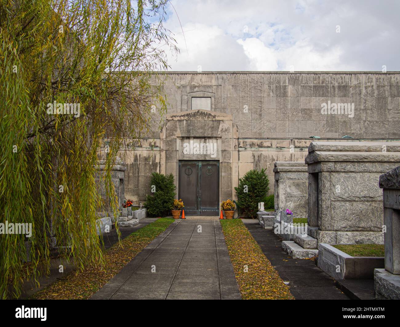 NEW ORLEANS, LA - DECEMBER 21, 2013: Hope Mausoleum on Canal Street Stock Photo