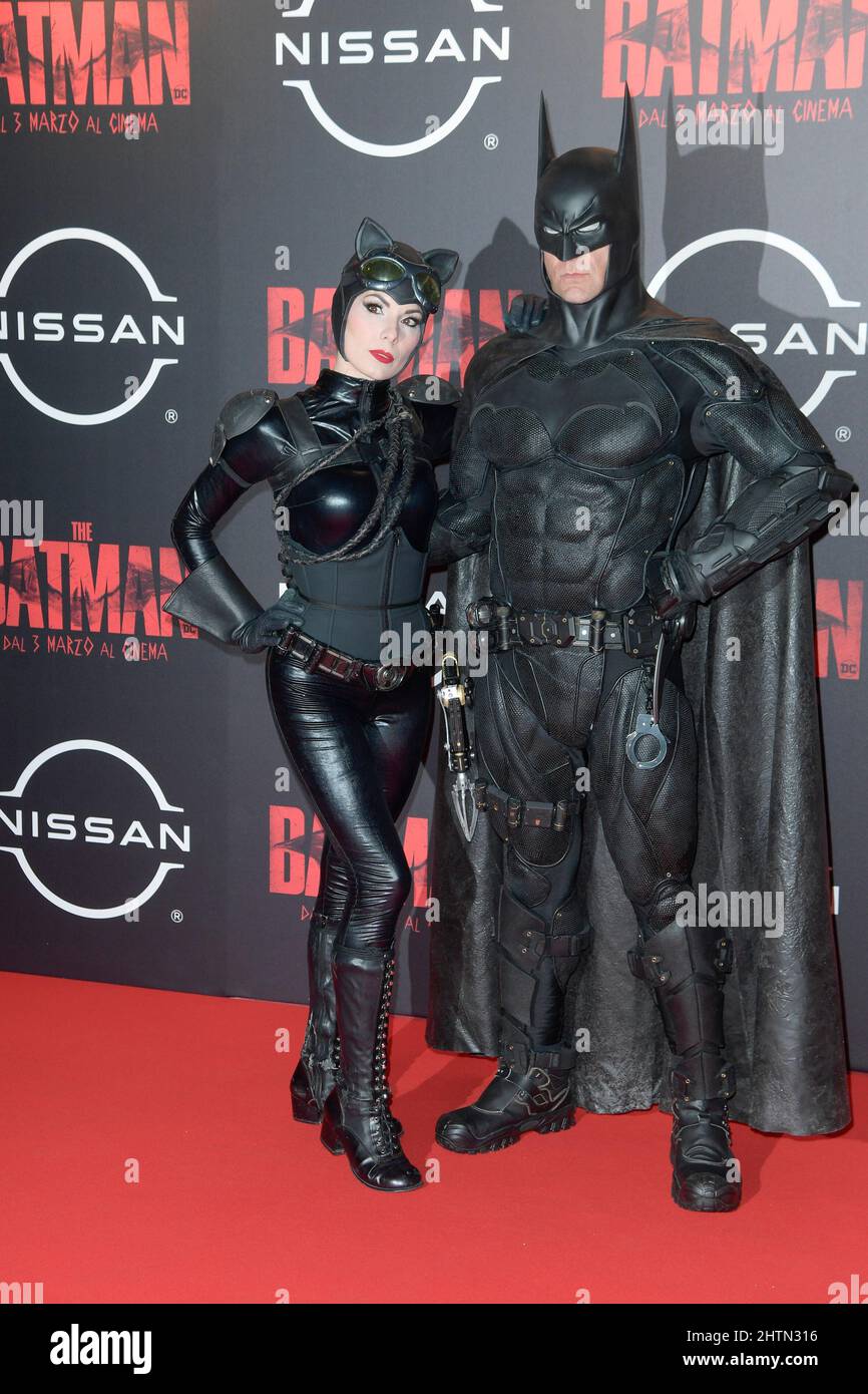 Rome, Italy - 01 Mar 2022, The characters of the movie attend the red ...