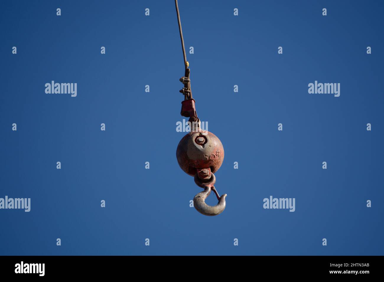 Crane ball hook hi-res stock photography and images - Alamy