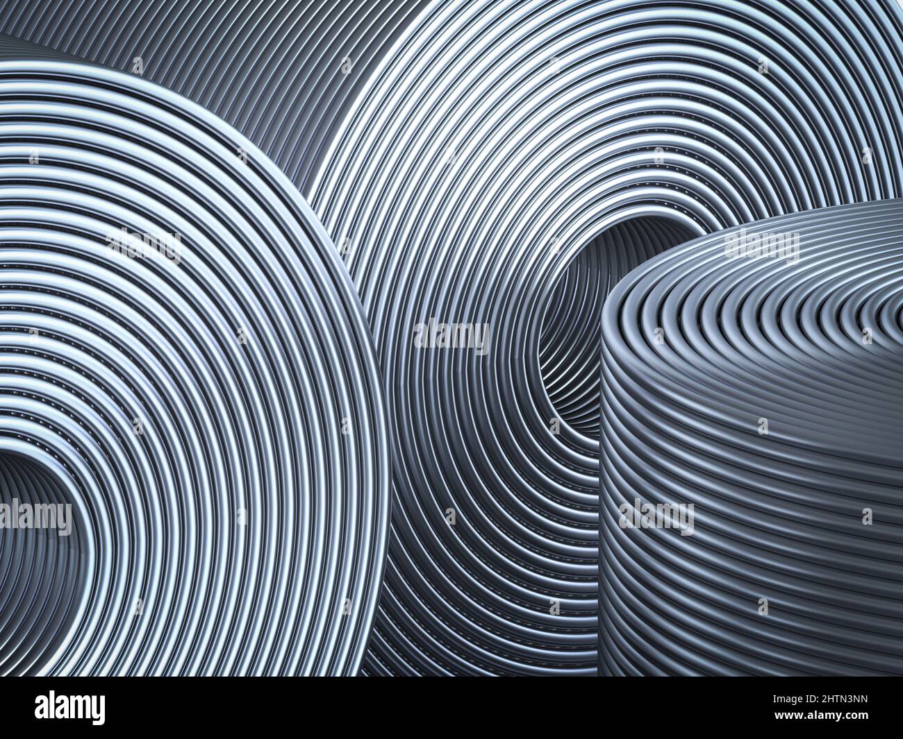 3d rendering group rolls hi-res stock photography and images - Alamy