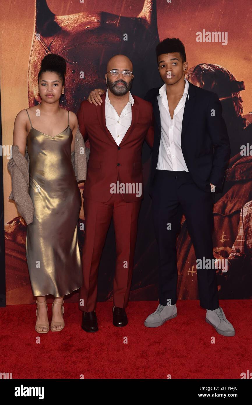 New York, NY, USA. 01st Mar, 2022. Juno Wright, Jeffrey Wright, Elijah