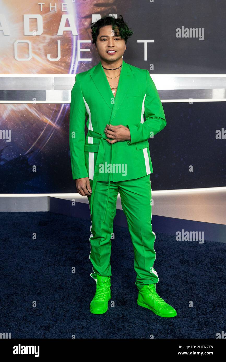 New York, New York, USA. 28th Feb, 2022. Nephi Garcia attends The Adam ...