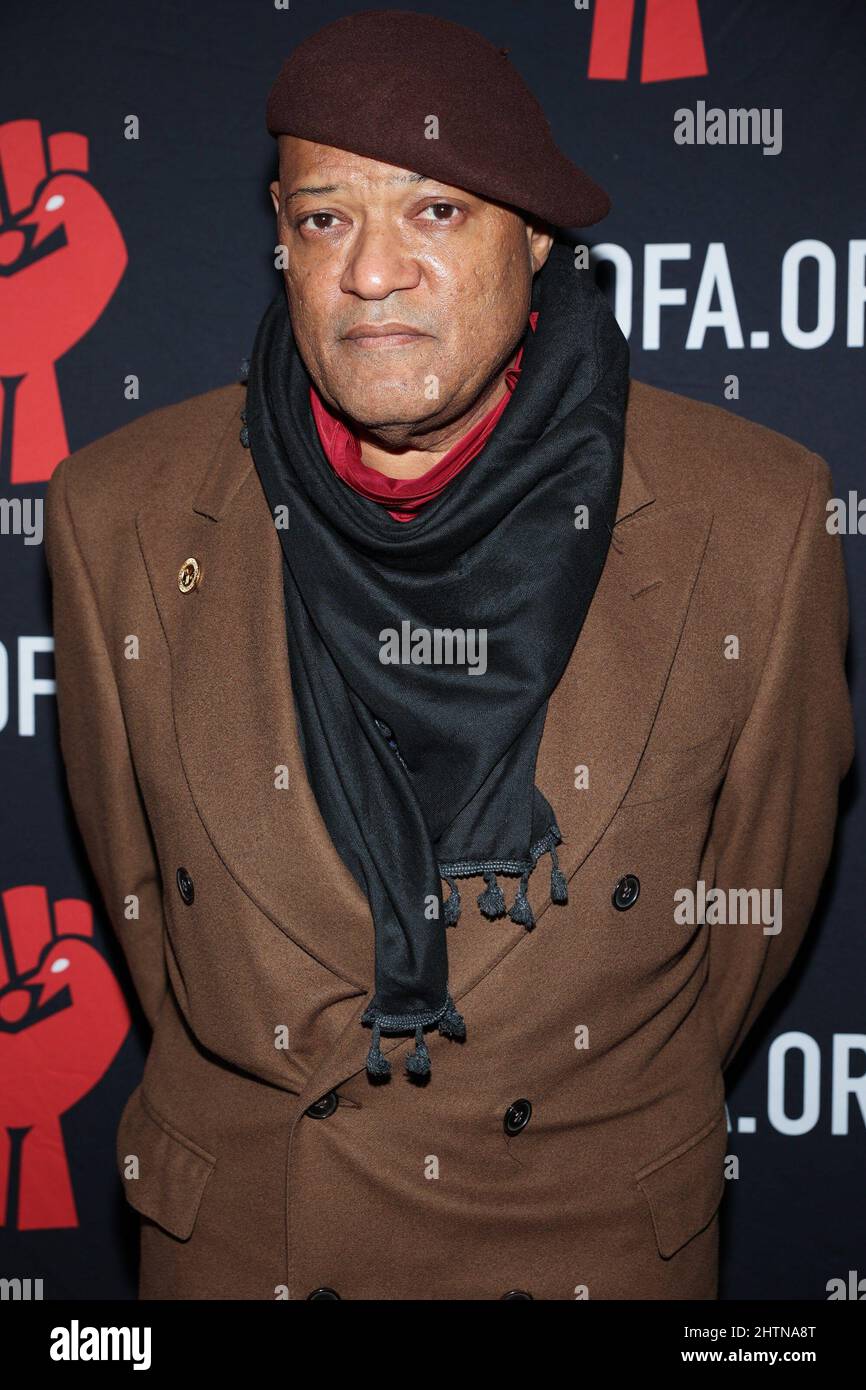 New York, NY, USA. 1st Mar, 2022. Laurence Fishburne in attendance for Inaugural Harry Belafonte Social Justice Awards HB95 Benefit, The Town Hall, New York, NY March 1, 2022. Credit: CJ Rivera/Everett Collection/Alamy Live News Stock Photo