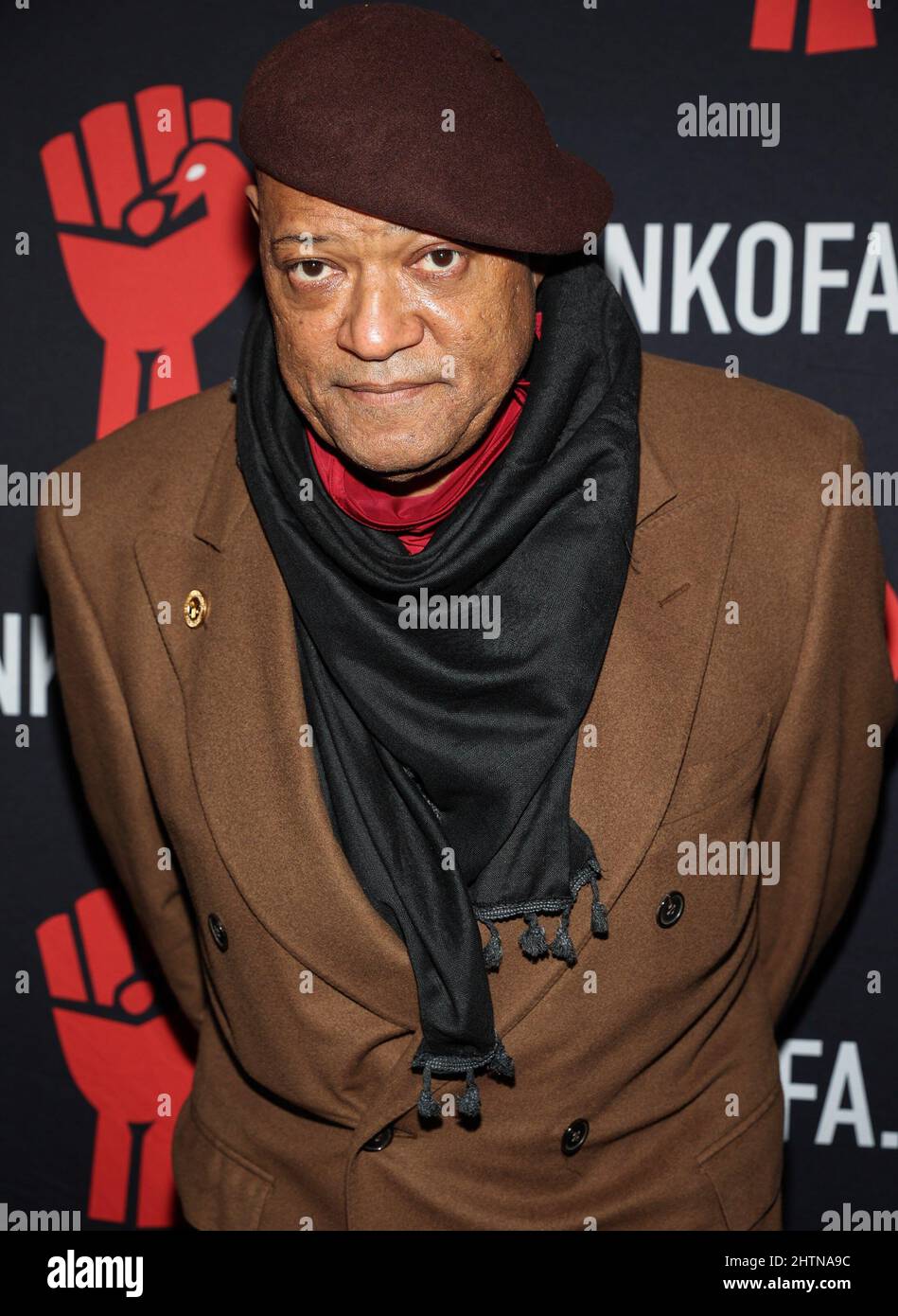 New York, NY, USA. 1st Mar, 2022. Laurence Fishburne in attendance for Inaugural Harry Belafonte Social Justice Awards HB95 Benefit, The Town Hall, New York, NY March 1, 2022. Credit: CJ Rivera/Everett Collection/Alamy Live News Stock Photo