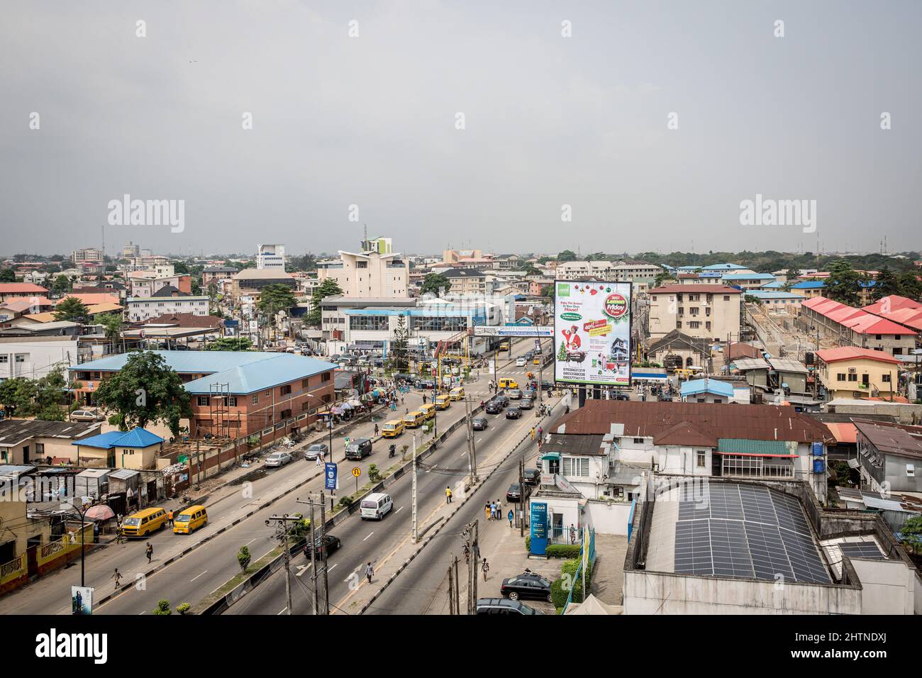 The view from the CoCreation Hub in Yaba, Lagos, an area in Nigeria's