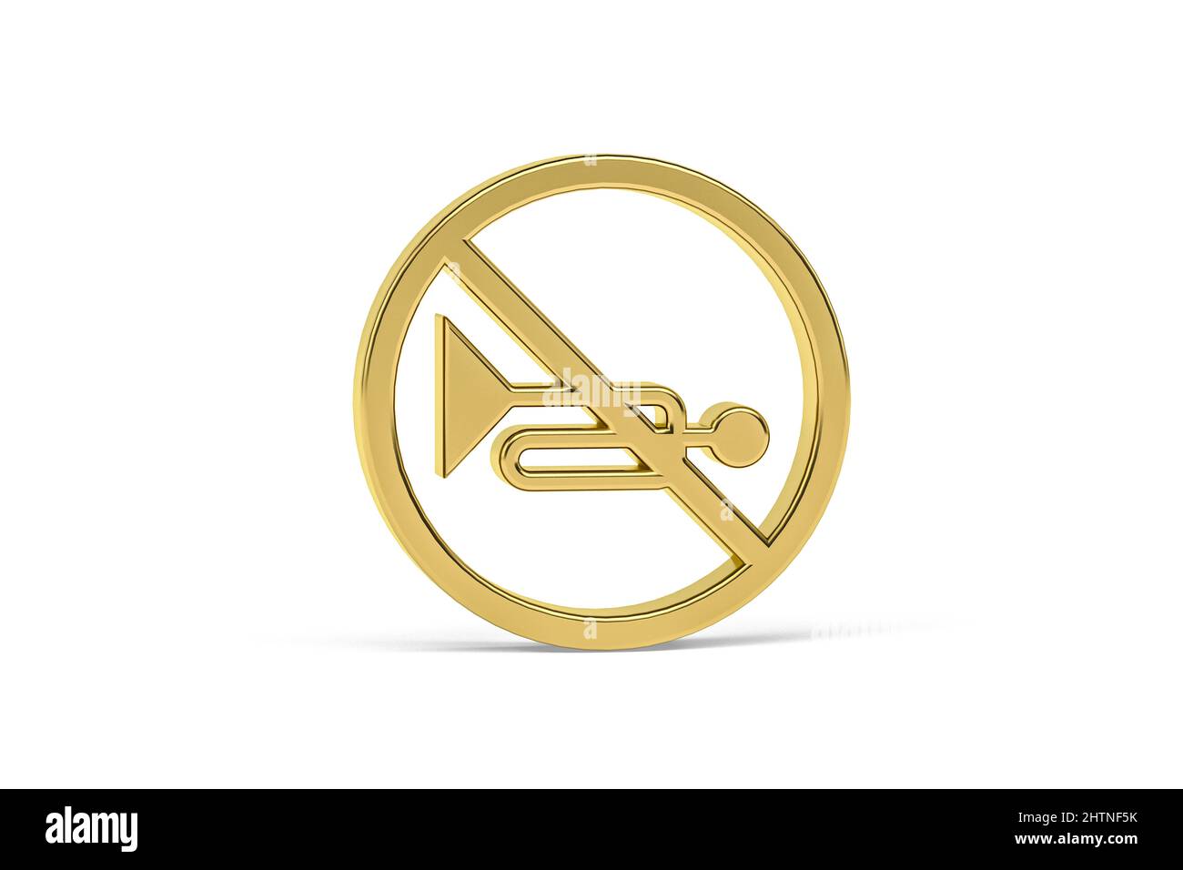 Golden 3d road sign isolated on white background - 3d render Stock ...