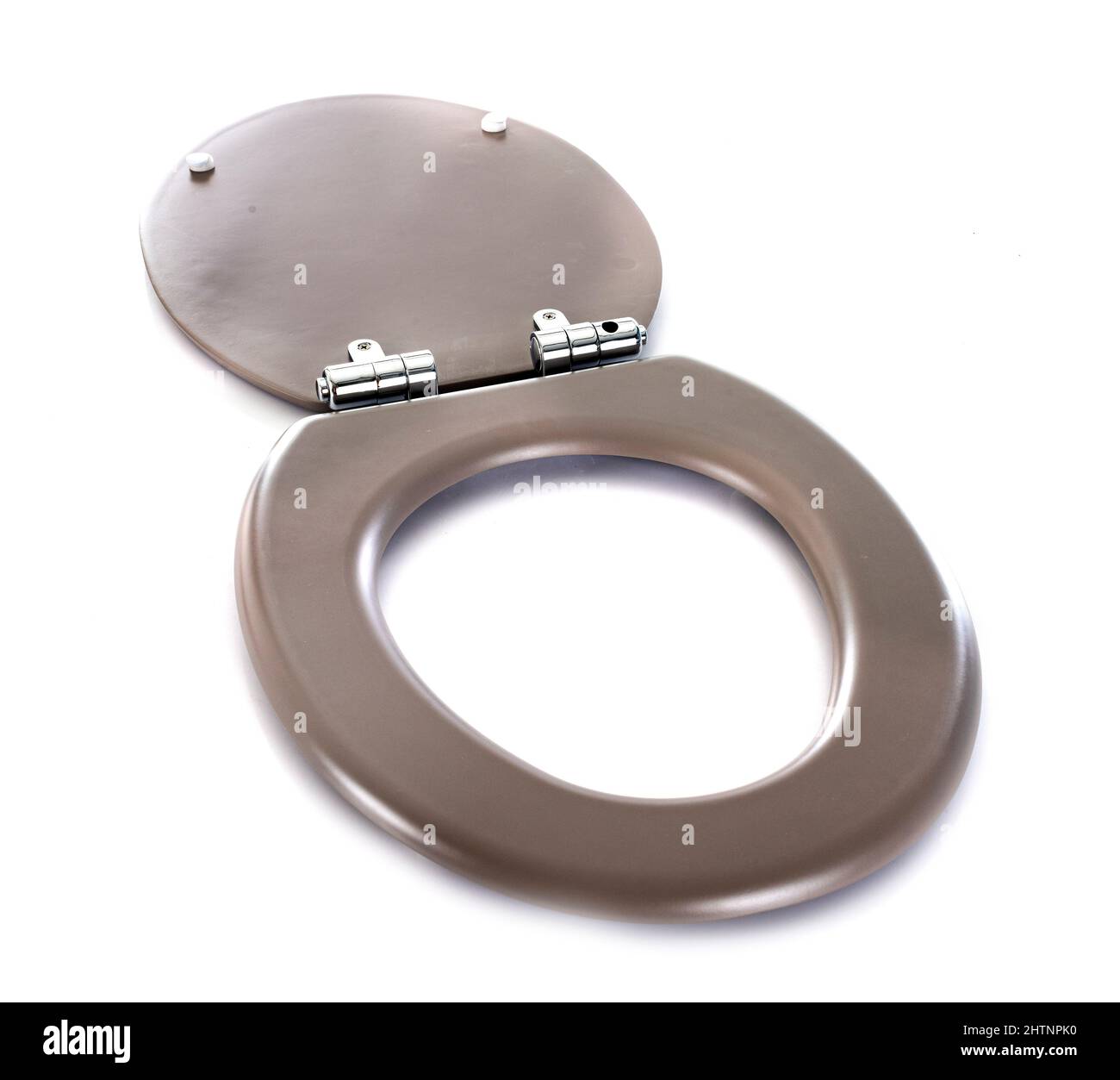 toilet seat in front of white background Stock Photo Alamy