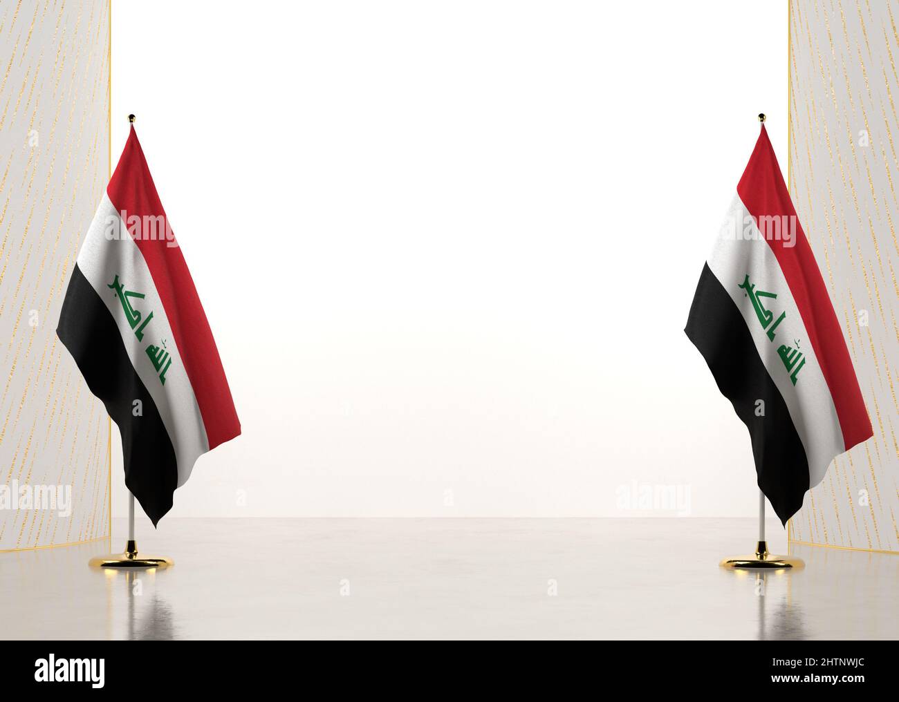 Border made with Iraq national flag. Template elements for your ...