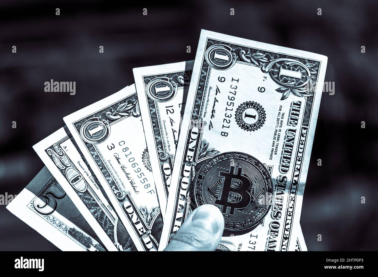 Bitcoin US Dollar exchange rate chart on computer screen Stock Photo - Alamy