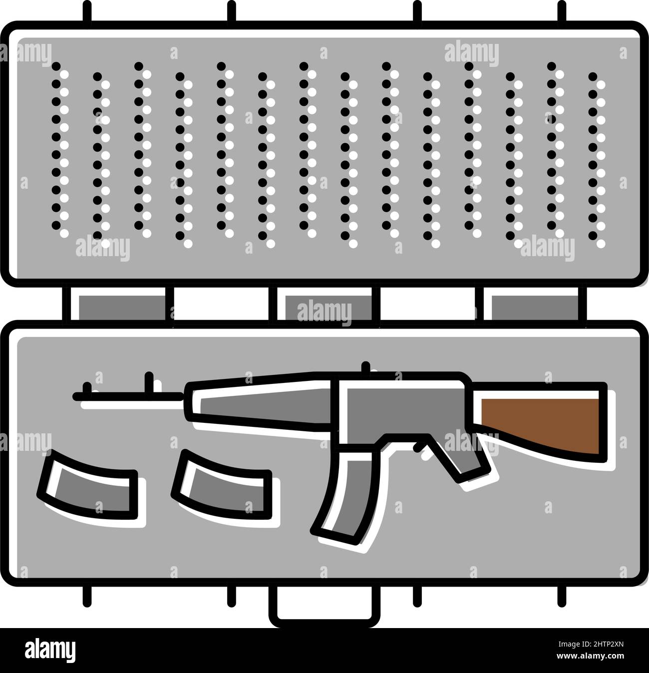 gun case color icon vector illustration Stock Vector Image & Art Alamy