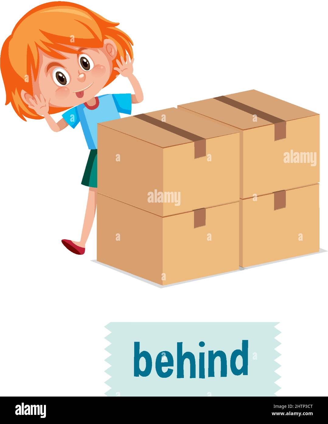 Preposition of place with cartoon girl and a box illustration Stock Vector Image & Art - Alamy Preposition of place with cartoon girl and a box illustration Stock Vector Image & Art - Alamy