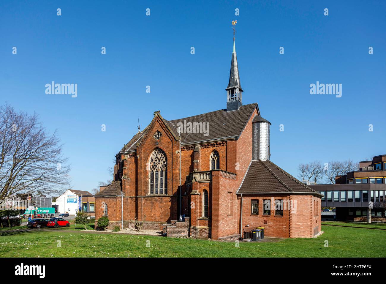Chapel Bottrop, Old Catholic Church "Annunciation of the Lord" Stock Photo