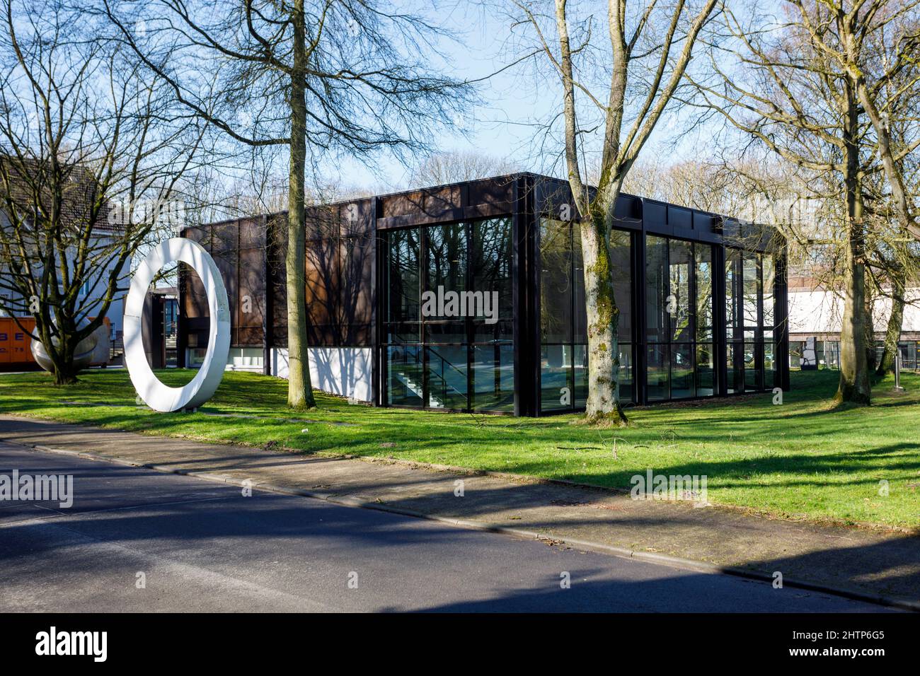 Josef Albers Museum Square, Bottrop in the city garden Stock Photo