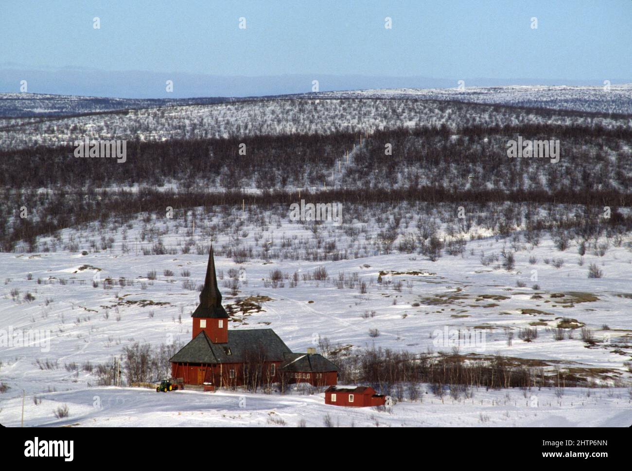 Lapland Norvege kautokeine lapons Stock Photo