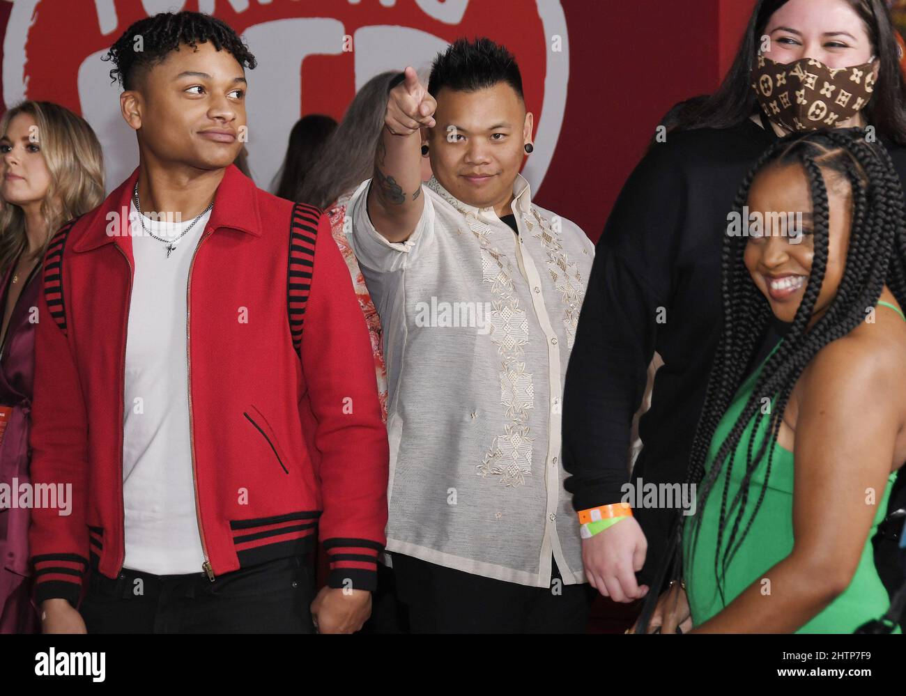 Los Angeles, USA. 01st Mar, 2022. AJ Rafael arrives at Disney's TURNING ...