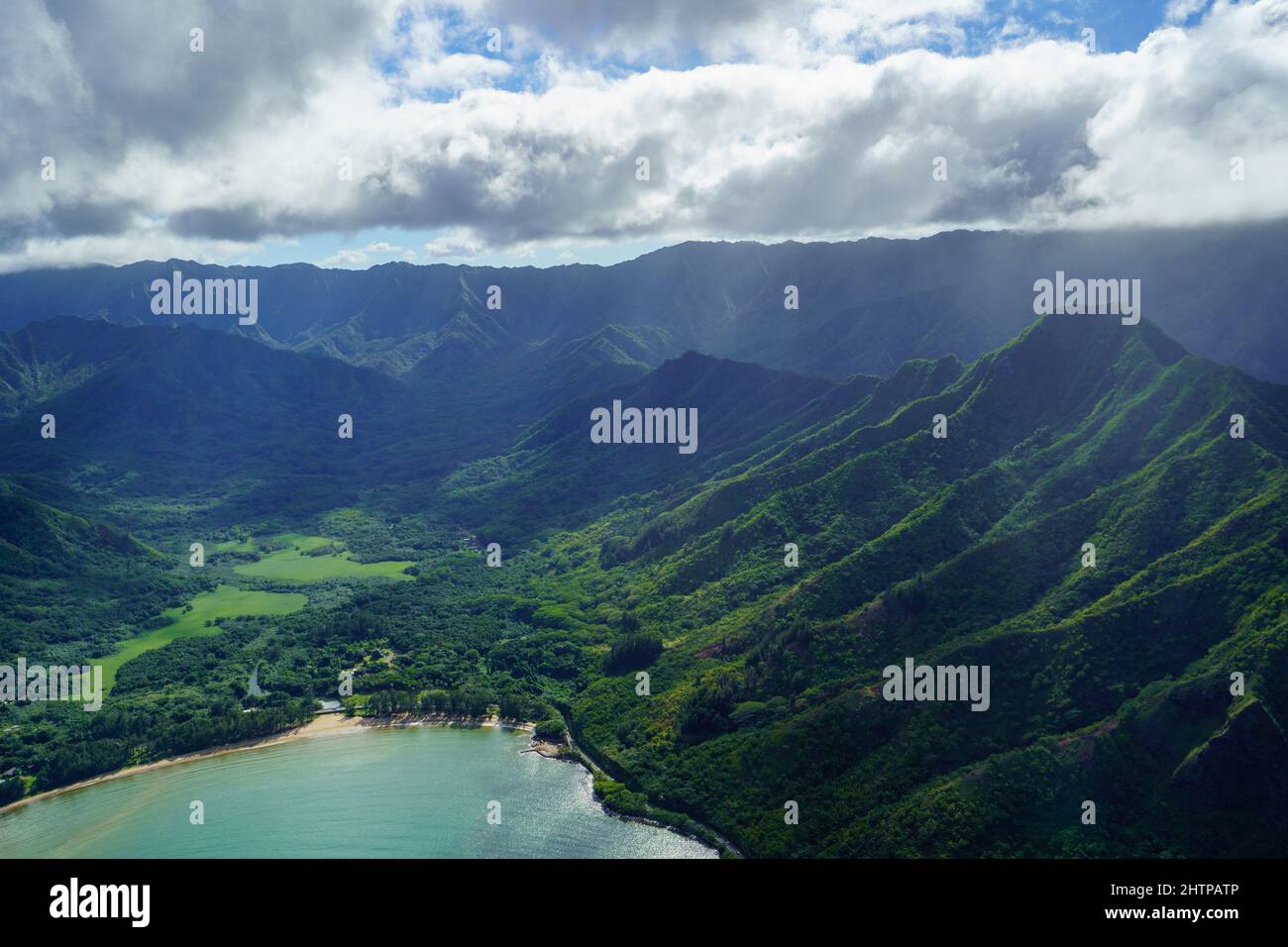 Aerial shot green mountains hi-res stock photography and images - Alamy
