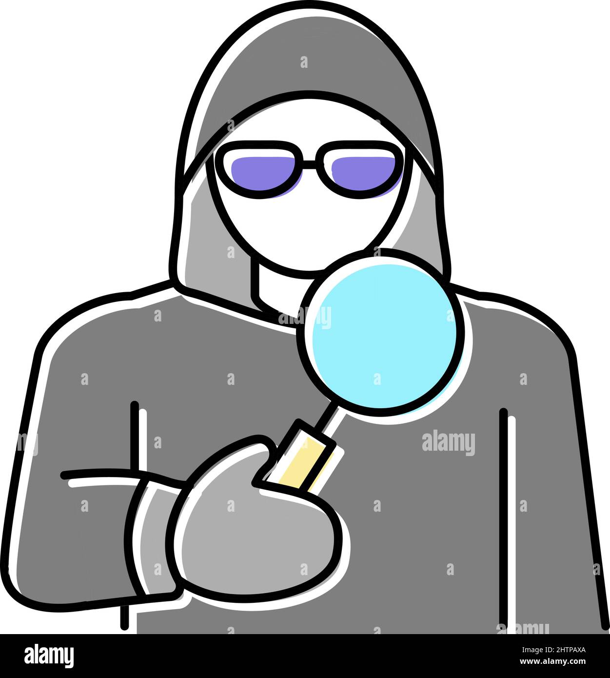 covert operations color icon vector illustration Stock Vector Image ...