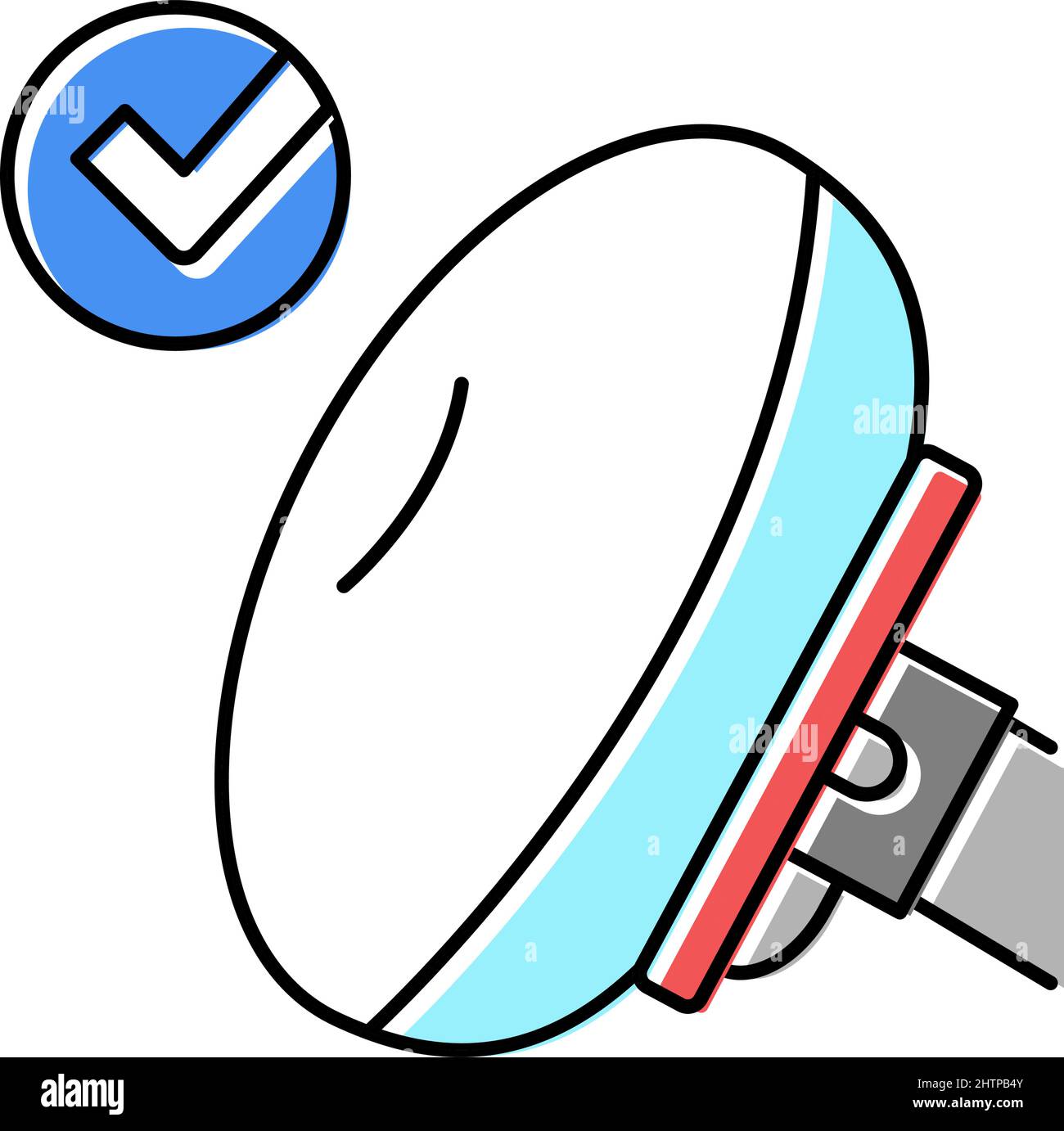 airbag testing car color icon vector illustration Stock Vector Image