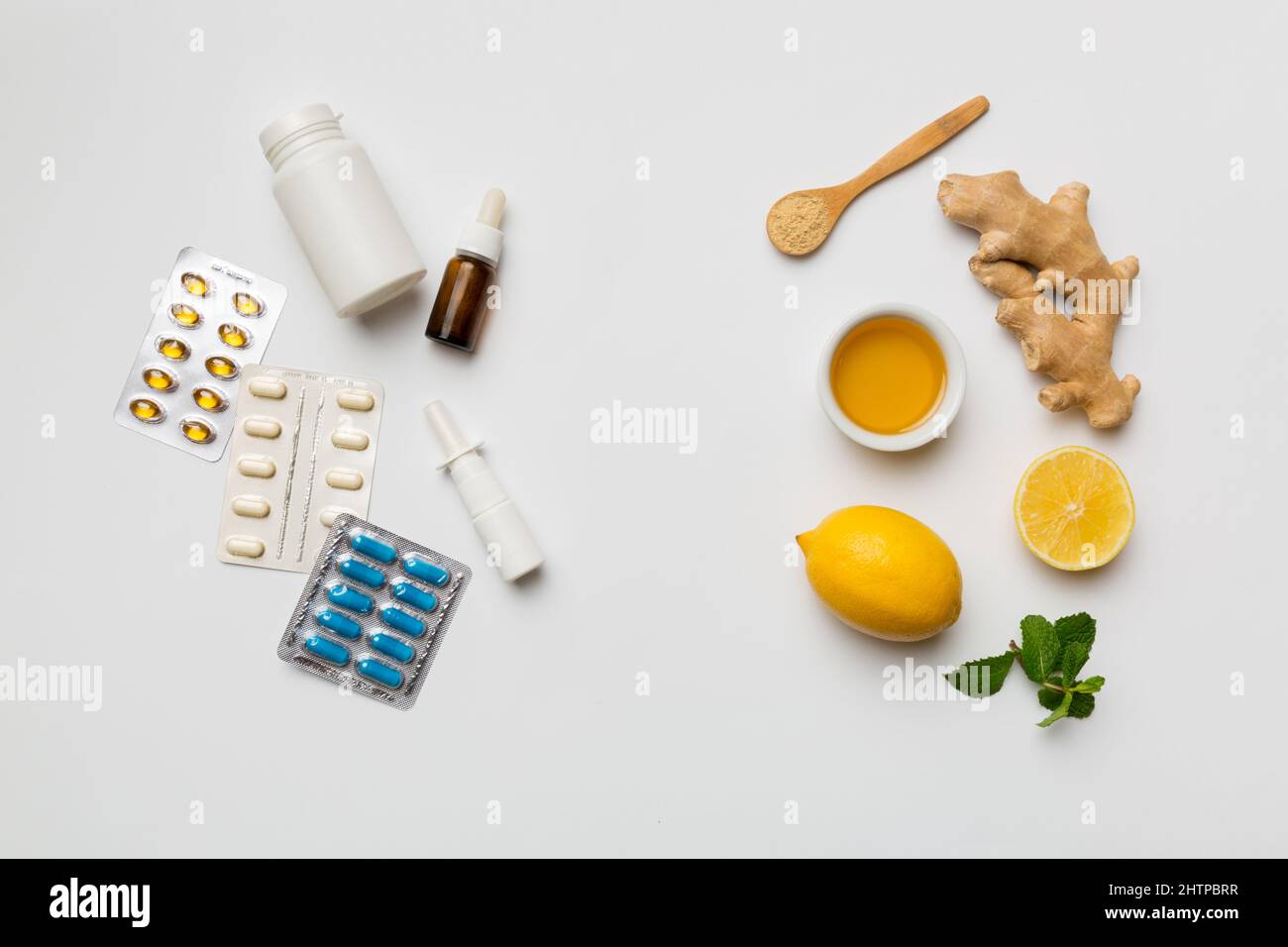 Natural cold and flu home remedies. Natural ingredients for immunity