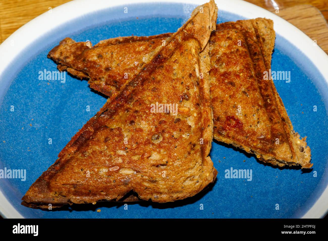 Toasted sandwich, or toastie, a popular lunchtime snack Stock Photo Alamy