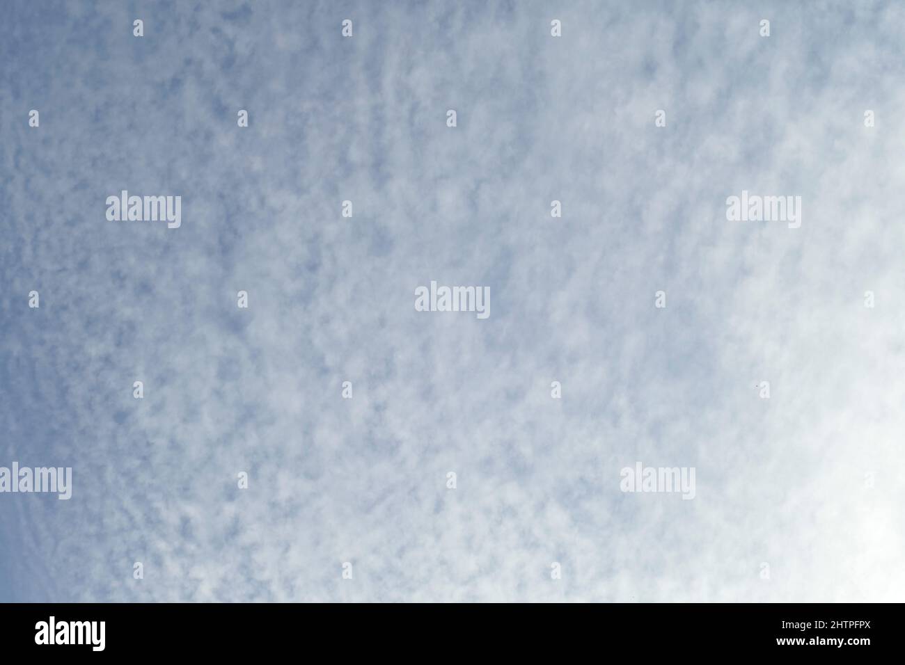 Weisse Wolken, Blauer Himmel, Hintergrundbild, Deutschland, Europa Stock Photo
